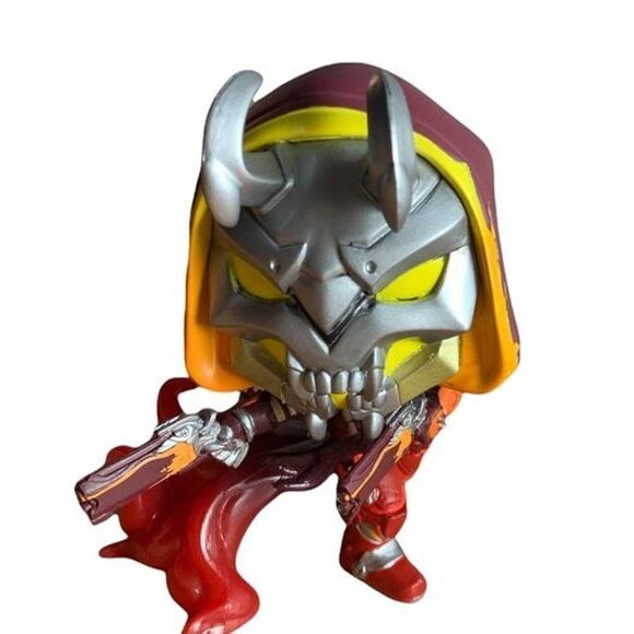 Funko POP #498 Games Overwatch Reaper Hell Fire Exclusive Figure 2019 out of box - Picture 2 of 9